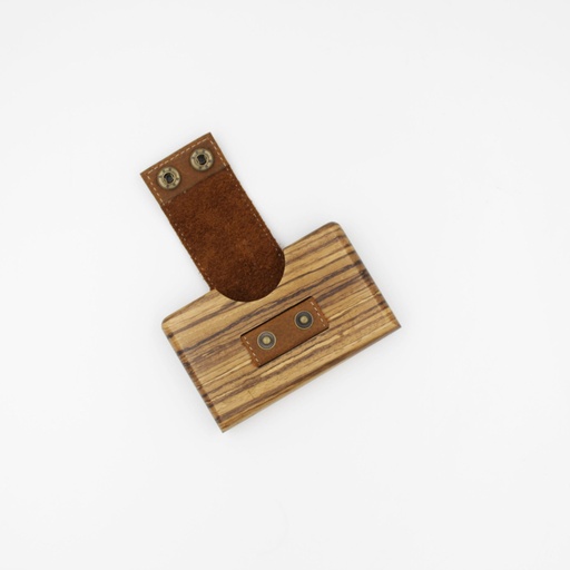 Zebra Wood Cardholder